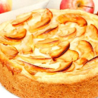 Постная шарлотка в мультиварке