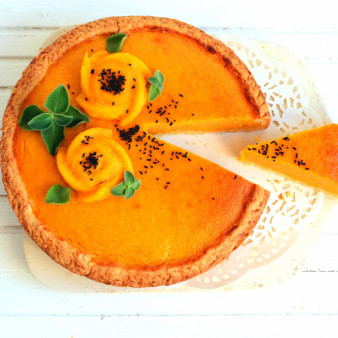 Тыквенно-лимонный пирог