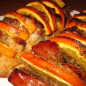 Мясо с апельсинами в духовке