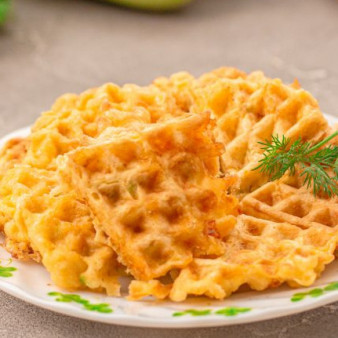 Кето-вафли из кабачков