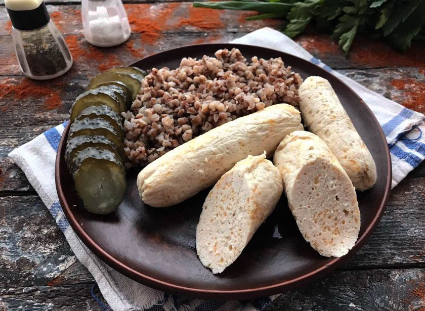 1. Этап. Домашние сосиски с сыром: Домашние сосиски готовы. Приятного аппетита!