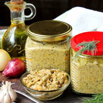 Грибная икра из рядовок на зиму