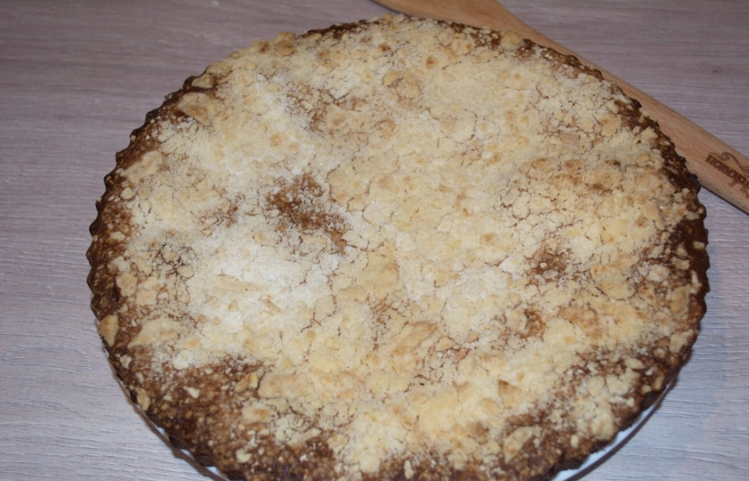 1. Этап. Творожная запеканка с песочным тестом: Выпекаем в духовке 30-40 минут.