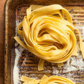 Homemade Tagliatelle 
