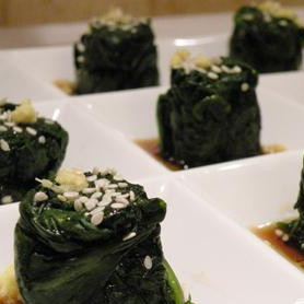 Ошиташи - Отварной шпинат