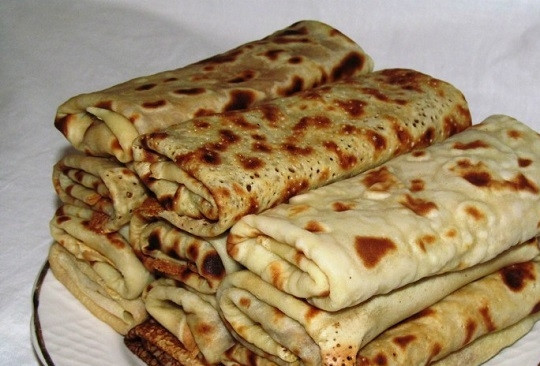 1. Этап. Блины с печенкой: 5. Блины с печенкой в домашних условиях готовы. Приятного аппетита!