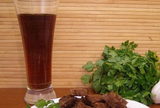 1. Этап. Сухари на сковороде: Вот и все! Готовые сухари на сковороде подаем с зеленью к пиву. Приятного аппетита!