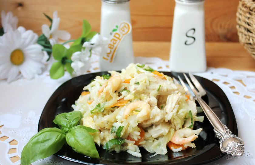 1. Этап. Рис по-сингапурски: Рис по-сингапурски готов. Подавайте к столу в горячем виде. Приятного аппетита!