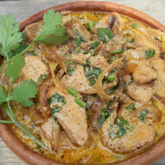 Куриное филе в сметане