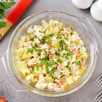 Кабачки с яйцом и помидорами в духовке