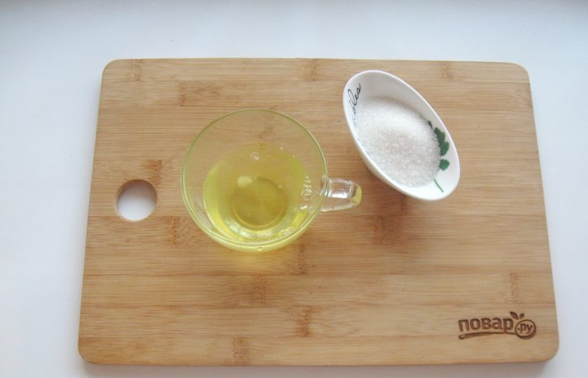 1. Этап. Щвейцарская меренга: Подготовьте ингредиенты для швейцарской меренги.