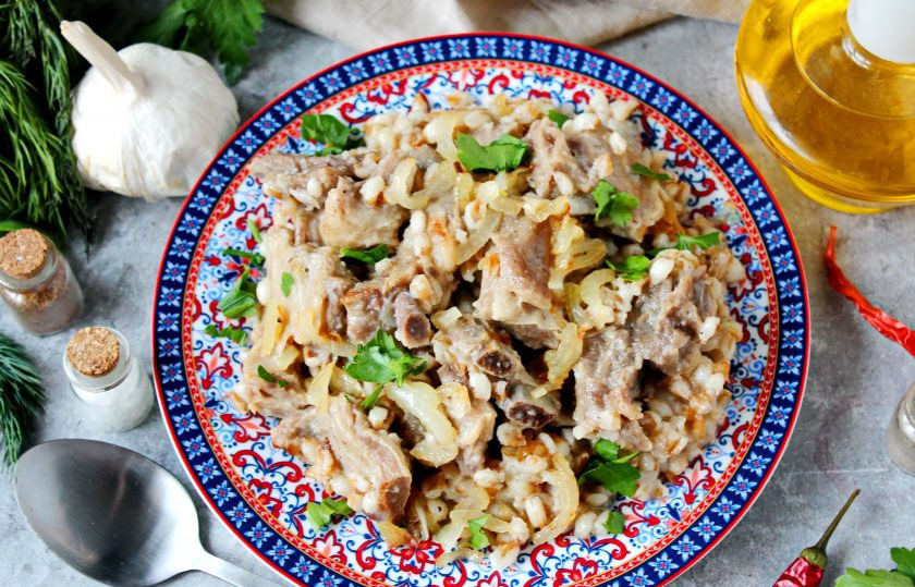 1. Этап. Ачаров плав с бараниной: Приятного аппетита!