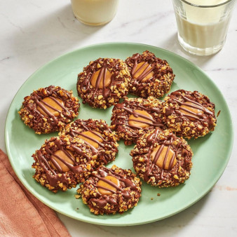 Caramel Thumbprint Cookies