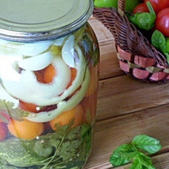 Закатка овощного ассорти