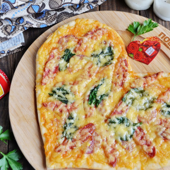 Пицца на 14 февраля