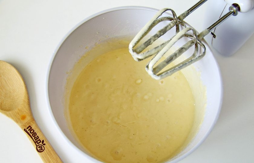 1. Этап. Манник-стаканник: Тщательно перемешайте все до однородного состояния.