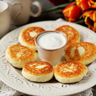 Cырники из зерненого творога