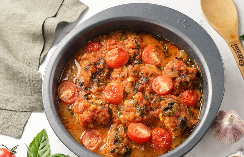 1. Этап. Треска, запеченная под соусом: Треска, запечённая под соусом готова.