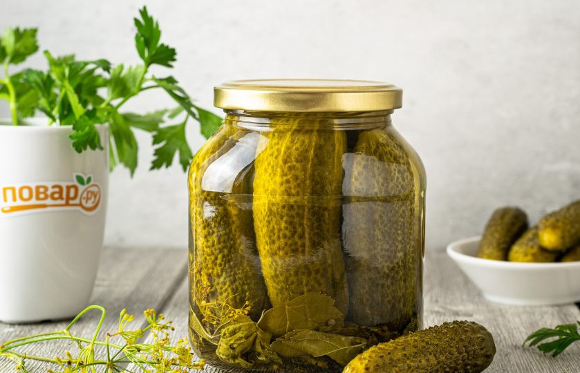 1. Этап. Маринованные огурцы с уксусом: Маринованные огурцы с уксусом готовы!