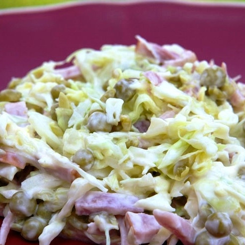 1. Этап. Салат Днестр: Подаем. Приятного аппетита!