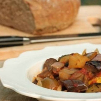 Овощное рагу с баклажаном