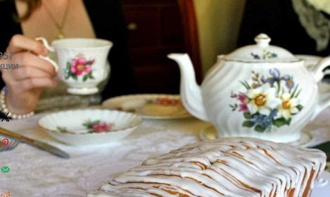 1. Этап. Глазированный лимонный пирог: Теперь можно устраивать английское чаепитие в стиле 