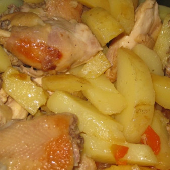 Жаркое из цыпленка