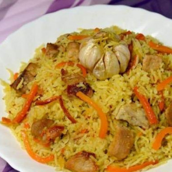 Плов из свинины в мультиварке