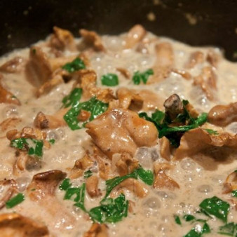 Лисички в духовке