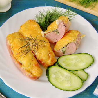 Сосиски с майонезом