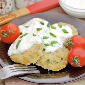 Рыбные оладьи