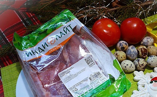 1. Этап. Салат Сытое Застолье: Приготовить продукты.