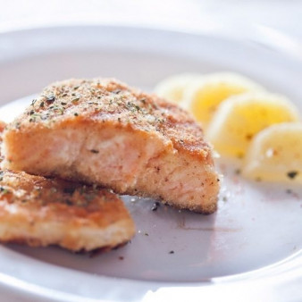 Лосось в кляре