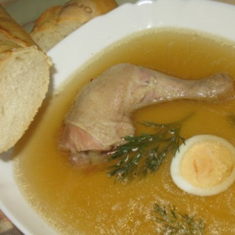 Легкий куриный супчик
