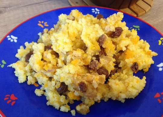 1. Этап. Запеченная пшенная каша с тыквой и яблоком: 10. Перед подачей кашу необходимо перемешать. Вкусно!