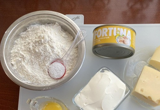 1. Этап. Закусочное печенье Рождество: Для приготовления печенья, подготовьте все необходимые ингредиенты.