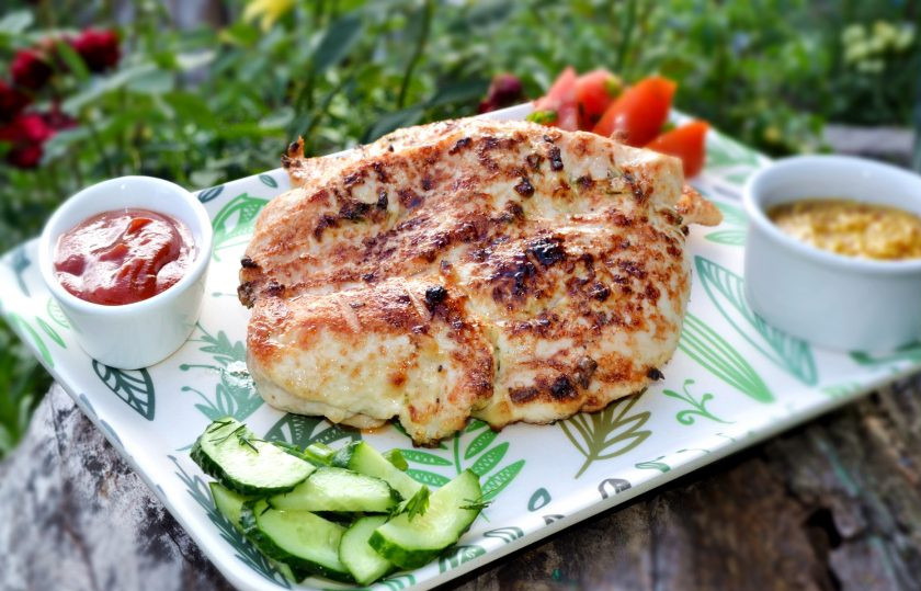 1. Этап. Куриная грудка на мангале: Приятного аппетита!