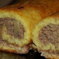 Сырный рулет с фаршем