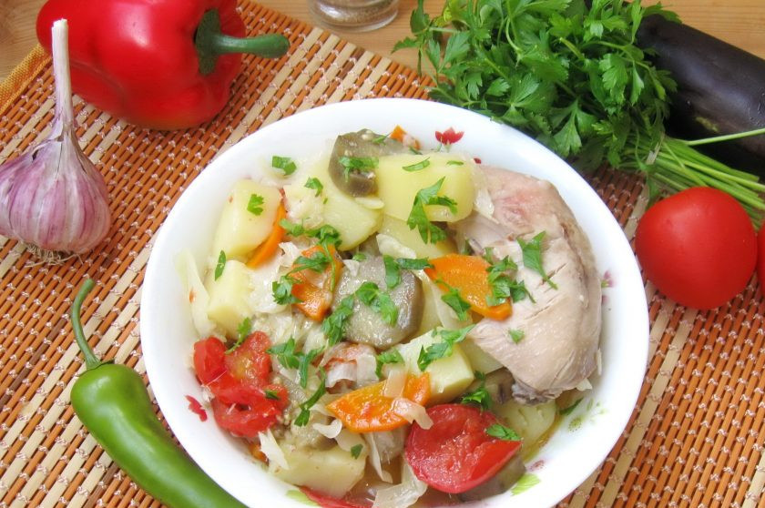 1. Этап. Домляма с курицей: Домляма готова!