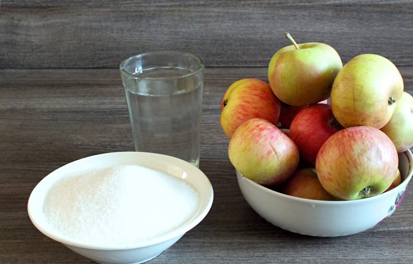 1. Этап. Яблочное повидло как в СССР: Подготовьте необходимые ингредиенты.