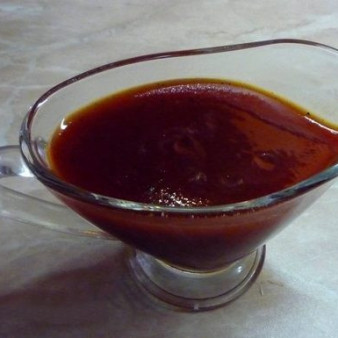 Карамельный соус к мясу
