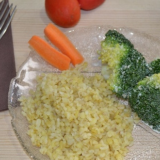 Булгур с капустой