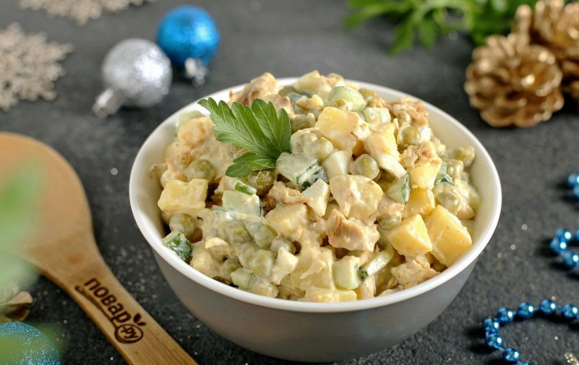 1. Этап. Оливье На новый лад: Оливье 