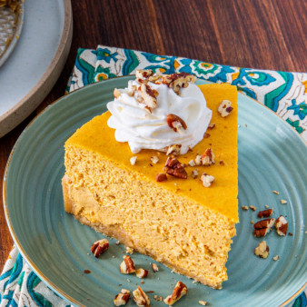 Keto Pumpkin Cheesecake