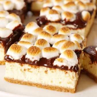 S'mores Cheesecake Bars