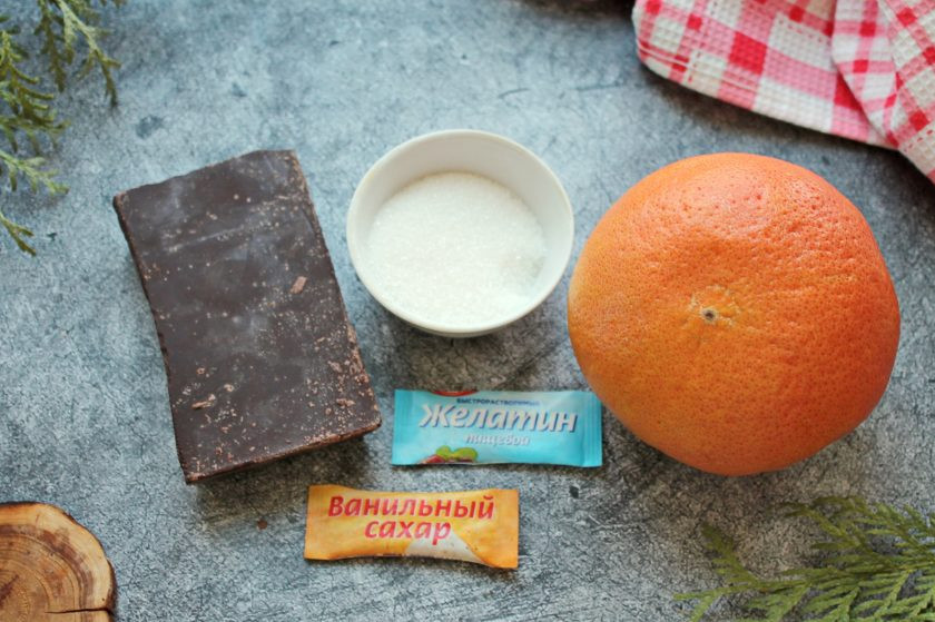 1. Этап. Желейные конфеты в шоколаде: Подготовьте все необходимые ингредиенты для приготовления желейных конфет в шоколаде.