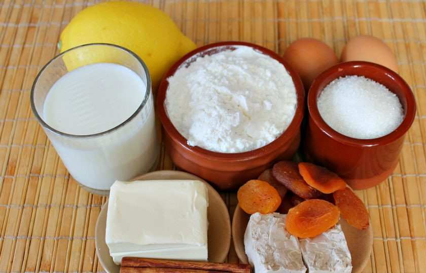 1. Этап. Кулич с корицей: Подготовим ингредиенты.