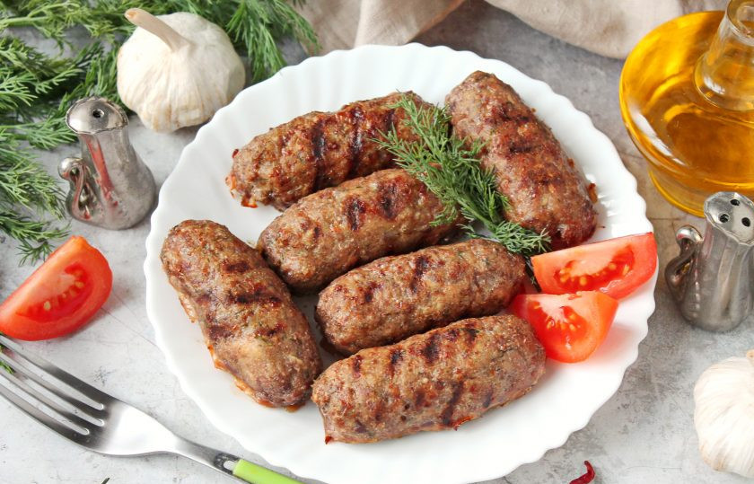 1. Этап. Кебаб из говядины с сыром: Приятного аппетита!