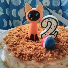 Торт на два года