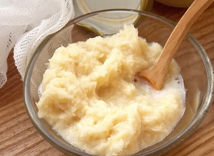 1. Этап. Закуска из хрена с чесноком: Приятного аппетита!